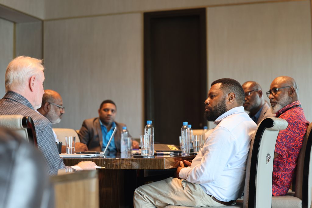 Industry briefing with Minister for Mining Hon. Solen Loifa MP
