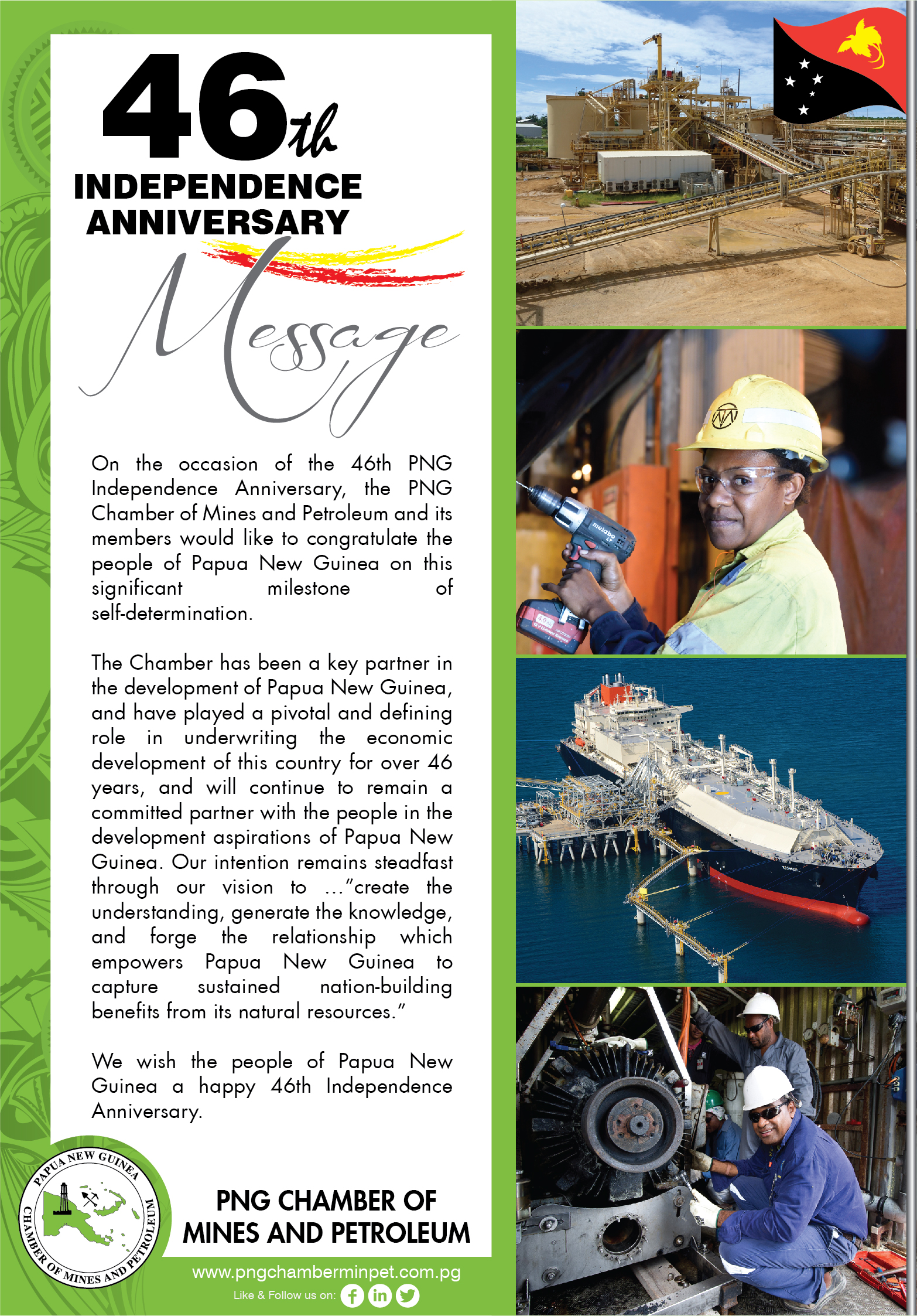 PNG 46th Independence Message