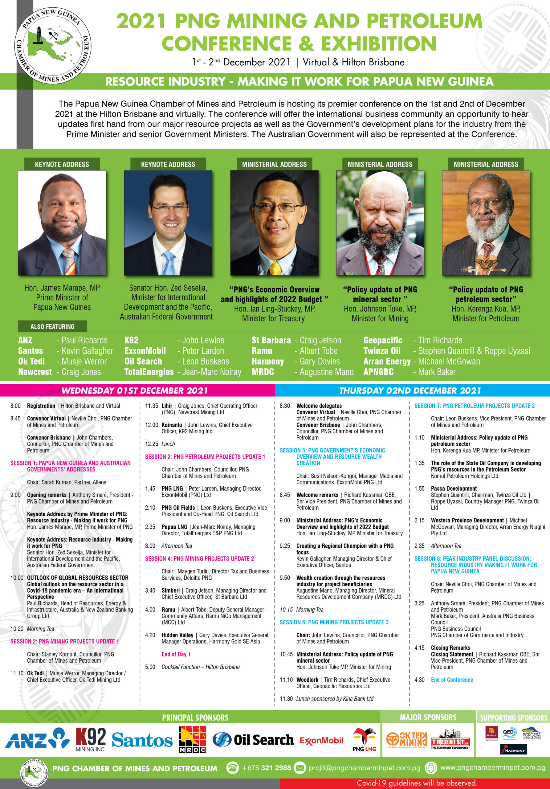 2021 PNG Mining and Petroleum Conference Advertorial