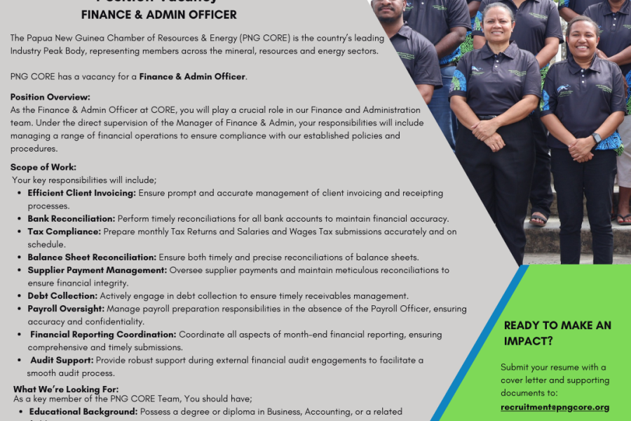 We’re Hiring: Finance & Admin Officer