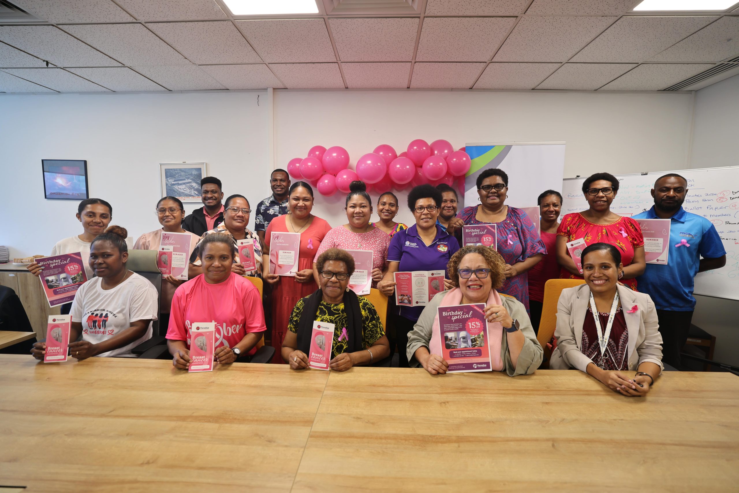 PNG CORE HOSTS EDUCATIONAL SESSION ON BREAST CANCER AWARENESS WITH PARADISE PRIVATE HOSPITAL